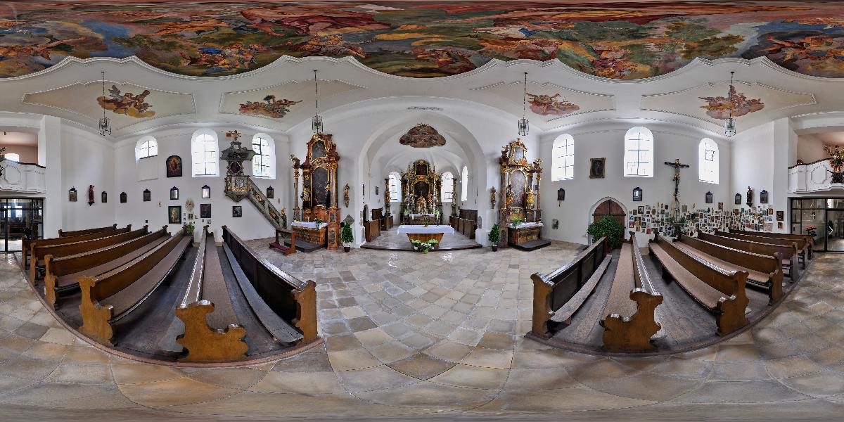 Innenansicht der Spitalkirche in Cham (Foto: © Werner Pietschmann)