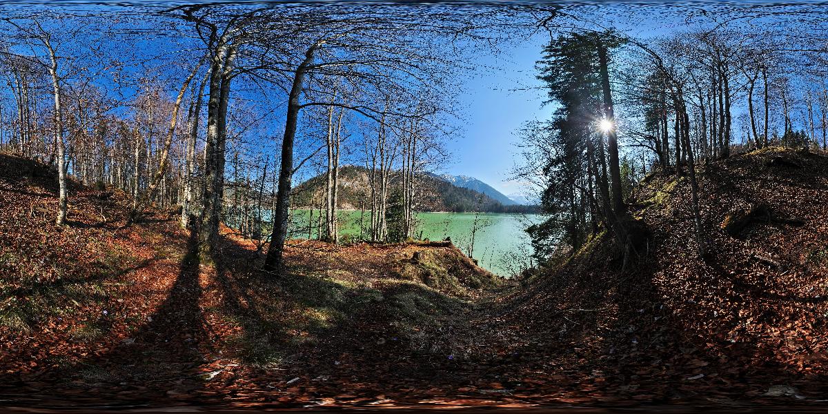 Sylvensteinstausee bei Fall