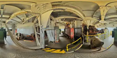 Absetzer Gemini (Maschinenraum) in Ferropolis, der Stadt aus Eisen