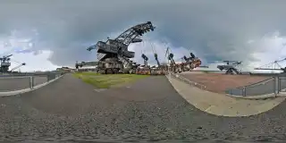 Ferropolis, die Stadt aus Eisen bei Gräfenhainichen