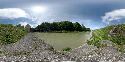 Wehranlage Großhesselohe an der Isar