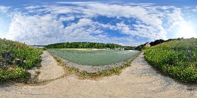 Wehranlage Großhesselohe an der Isar