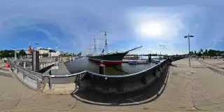 St. Pauli Landungsbrücken in Hamburg