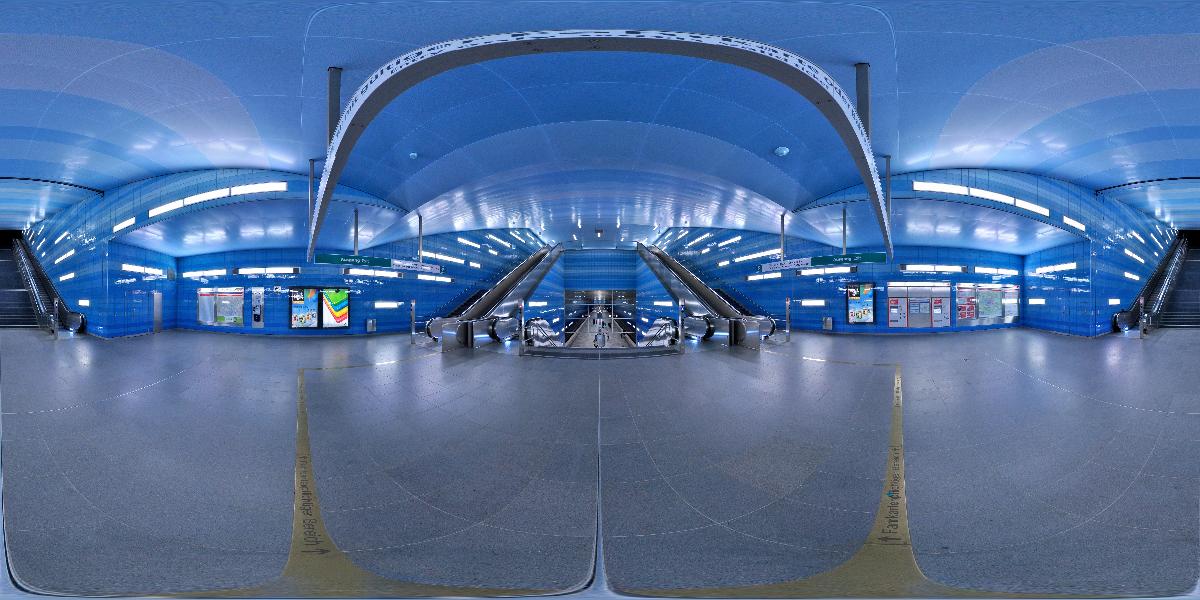 U-Bahn-Station Überseequartier in Hamburg (Foto: © Werner Pietschmann)