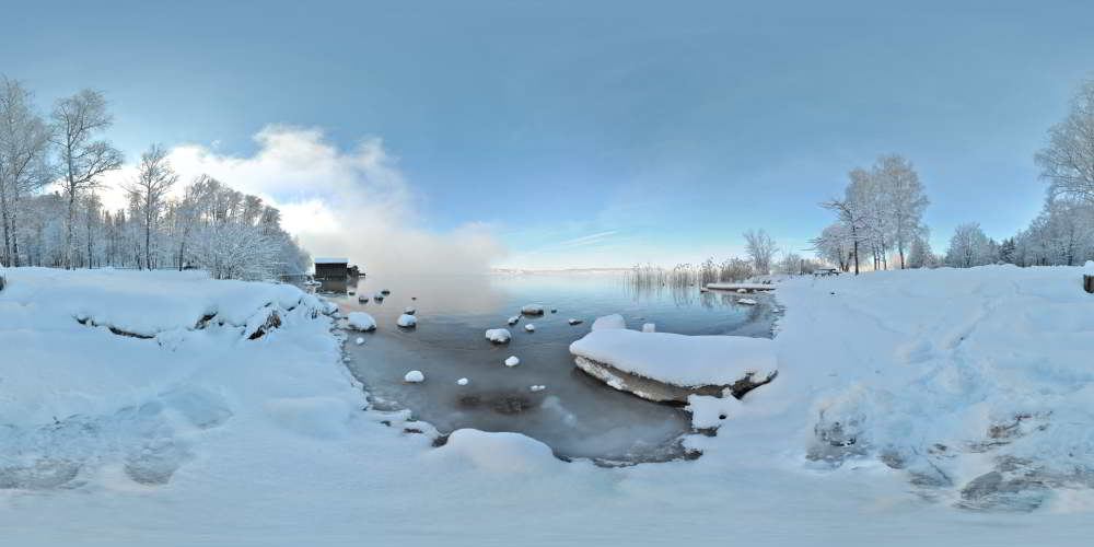 Winter am Kochelsee