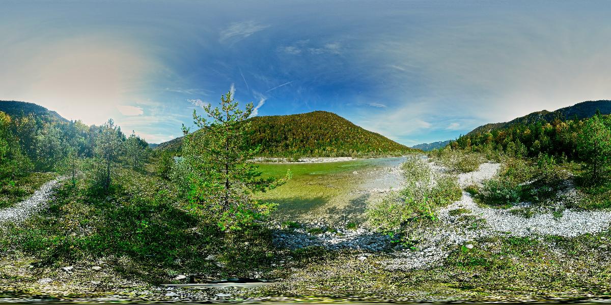 Isar bei Lenggries (Foto: © Werner Pietschmann)