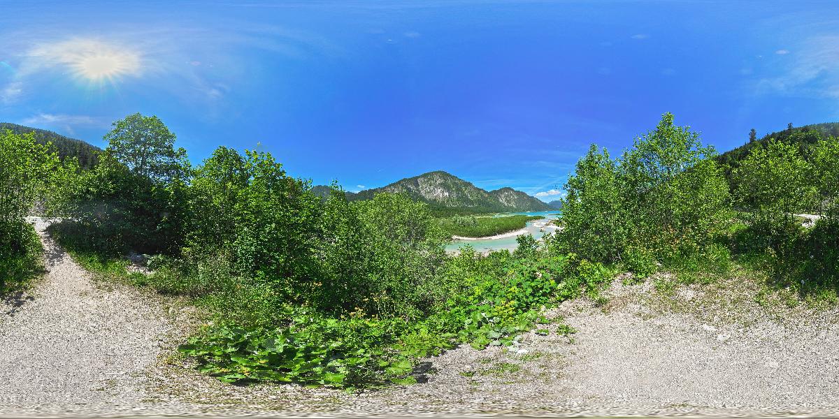 Obere Isar im Karwendel bei Lenggries (Foto: © Werner Pietschmann)