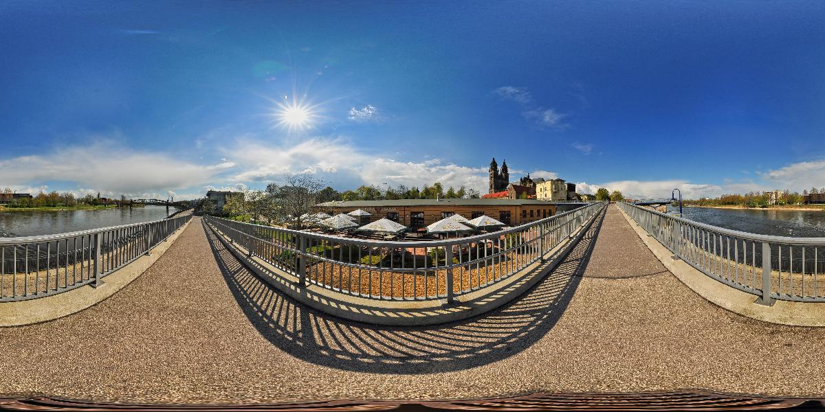 Elbpromenade in Magdeburg (Foto: © Werner Pietschmann)