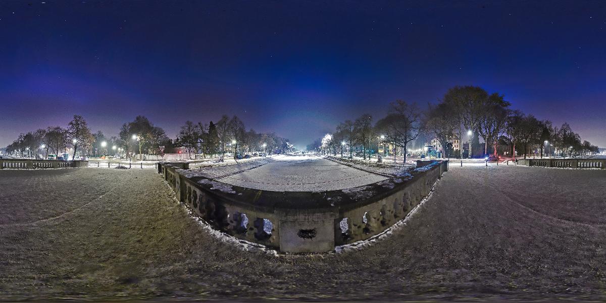 Gerner Brücke über den Nympfenburger Kanal in München (Foto: © Werner Pietschmann)