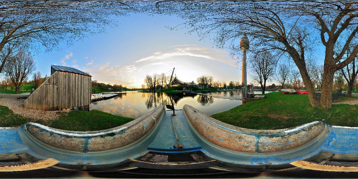 Olympiasee im Olympiapark in München (Foto: © Werner Pietschmann)