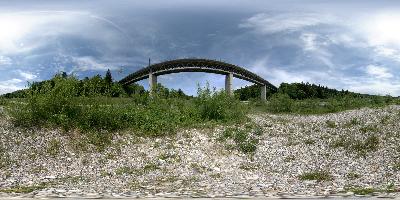 Großhesseloher Brücke über die Isar in München