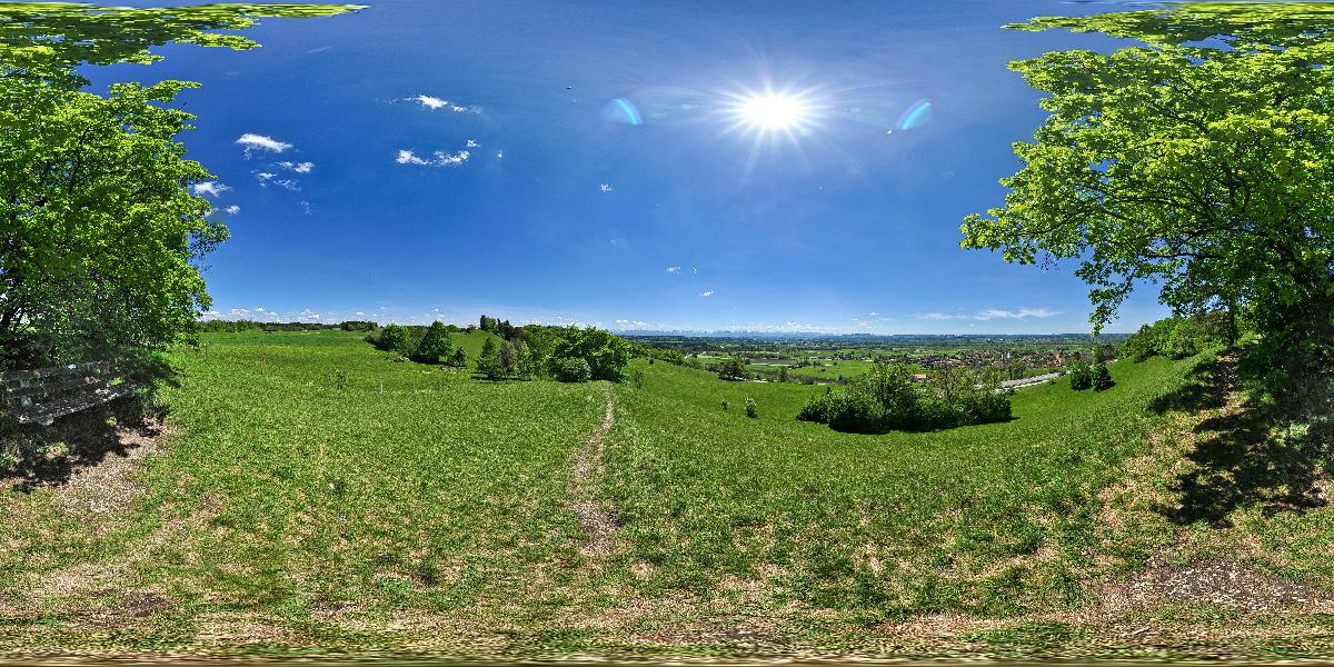 Blick vom Hirschberg bei Pähl (Foto: © Werner Pietschmann)