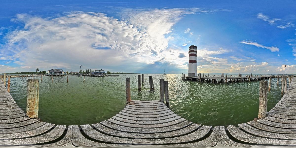Foto: © Werner Pietschmann Leuchtturm in Podersdorf am Neusiedler See