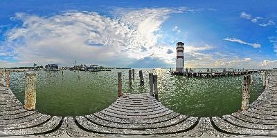 Leuchtturm in Podersdorf am Neusiedler See