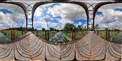 Baron Gustav Berg Brücke am Einserkanal bei Wallern im Burgenland