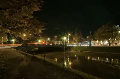 Ludwig-Ferdinand-Brücke über den Nymphenburger Kanal in München