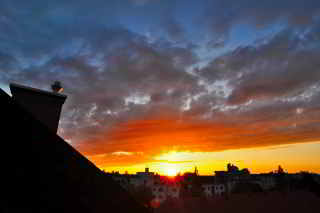 München: Abendhimmel | Foto © Werner Pietschmann